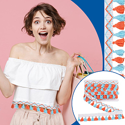 1 пачка полиэстеровой ленты с кисточками длиной 10 ярда OCOR-MA0001-20B