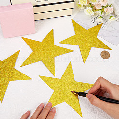 50 Stück Papier-Glitzerstern-Wanddekoration&nbsp;AJEW-SP0001-14A