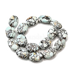 Синтетических нитей бирюзовые бусы G-F791-F01-02