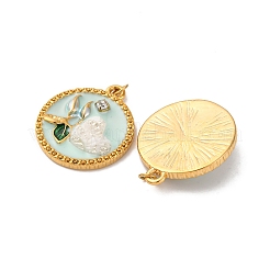 Подвески из нержавеющей стали 304 со стразами&nbsp;STAS-H475-04G