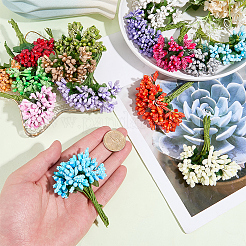 180 Stück 15 Farben Gesso künstliche Blume&nbsp;DIY-SP0006-16