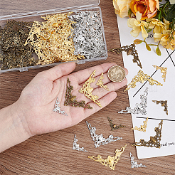 120 шт. 6 стиля железных филигранных соединительных звеньев IFIN-PH0002-34