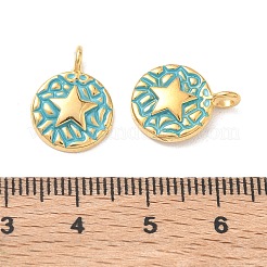 Pendentifs en acier inoxydable 304 émaillés&nbsp;STAS-Q119-11G-02