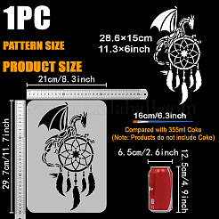 США 1 шт ПЭТ выдалбливают трафареты для рисования DIY-FG0005-14C