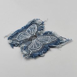 Toppe a farfalla in denim di poliestere&nbsp;FB-FZC8B93-01