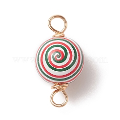 Подвески из натурального дерева с медной проволокой&nbsp;PALLOY-JF02038