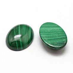 Овальные природные малахит кабошоны&nbsp;X-G-O147-03G