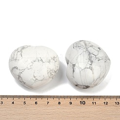 Сердце натуральный хаулит пальмовый камень G-C186-03D