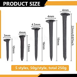 250г 5 стиля железные пирамидальные шипы&nbsp;FIND-BC0013-70