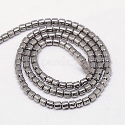 Electroplate non magnetici ematite sintetico fili di perline&nbsp;G-J163-2x2mm-05