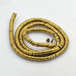 Electroplate non magnetici ematite sintetico fili di perline&nbsp;G-J216A-06