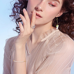 1 нить бусин из натурального кварцевого кристалла G-NB0004-66