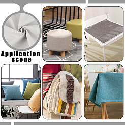 Mischgewebe aus Baumwolle und Leinen&nbsp;DIY-WH0591-045