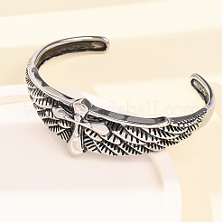 Ретро-браслеты-манжеты из хирургической нержавеющей стали 316&nbsp;BJEW-C142-12AS