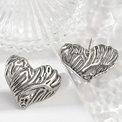 Серьга-гвоздик из нержавеющей стали 304 EJEW-C131-04P