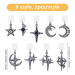 18 Stück 9 Stil PVC-Staubschutzstecker für Mobilgeräte&nbsp;HJEW-DC00149