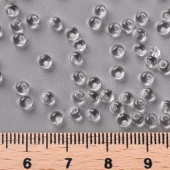 TOHO差し玉ビーズ  日本製シードビーズ  丸い穴  透明色  （1)クリスタルクリア  3.5x3x2.5mm  穴：0.8mm  約450 G /袋&nbsp;SEED-TM03-01