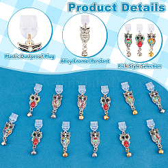 12 шт. 3 стиля 2 цвета пластиковые мобильные пылезащитные заглушки&nbsp;PALLOY-OC00041