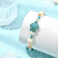 Dehnbare Armbänder aus natürlichen Süßwassermuscheln&nbsp;BJEW-JB13810-02
