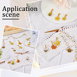 Инструменты для вязания на тему «Пчела и соты» своими руками HJEW-SC00023