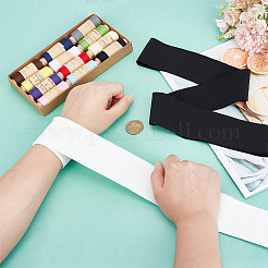 4 шт. двухцветная хлопковая резинка для манжет FIND-HY0003-82