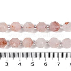 Нити бусин из натурального железистого кварца&nbsp;G-O201B-130F