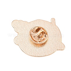 Tauchende Kokosnuss Emaille-Anstecknadeln&nbsp;JEWB-L028-01G