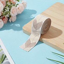 3 м полиэстеровая жаккардовая лента в виде листьев для аксессуаров одежды OCOR-DR0001-14D