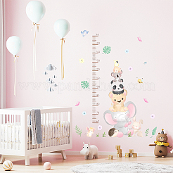 Adesivo da parete con grafico di crescita dell'altezza in pvc&nbsp;DIY-WH0013-68