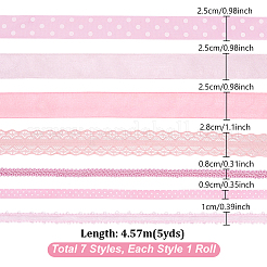 Ruban polyester 35 yards 7 styles&nbsp;OCOR-PH0036-31