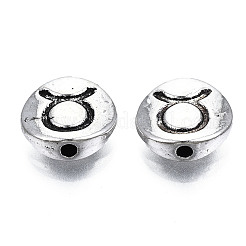 Сплавочные овальные бусины тибетского стиля &nbsp;TIBEB-Q090-05