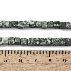 Натуральные зеленые пятна яшмовых нитей G-G002-A09