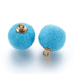 Подвески из плюшевой ткани ручной работы WOVE-F021-01G