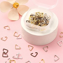 100шт 5 цвета железные треугольные кольца IFIN-YW0001-82