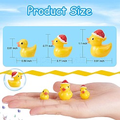 40 шт. 4 стильных светящихся мини-утки JX342A