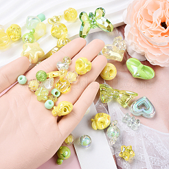 60 г 2-х цветных акриловых бусин&nbsp;MACR-YW0003-36B