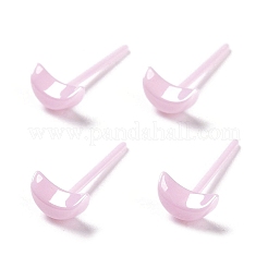 Гипоаллергенные серьги-гвоздики из биокерамики с цирконием и керамикой EJEW-Z023-10A