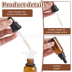 Пустые переносные стеклянные флаконы-капельницы&nbsp;DIY-PH0024-70A