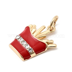 Подвески из латунной эмали и стразов&nbsp;KK-H253-02G