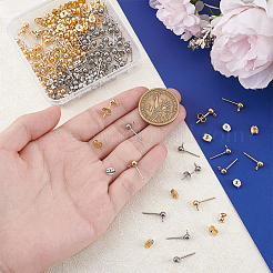 Фурнитура для сережек-гвоздиков из нержавеющей стали 304&nbsp;STAS-PH0007-04