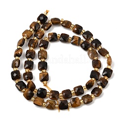 Natürlichen Tigerauge Perlen Stränge&nbsp;GG-CBA96AE-A04-6x6mm