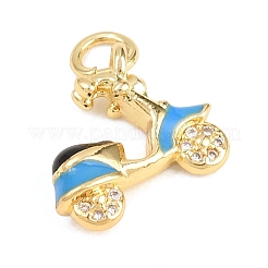 Ottone micro spianare pendenti zirconi&nbsp;KK-H273-23G
