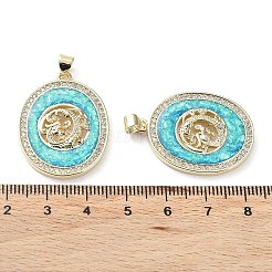 Стойки обшивки латунь микро проложить Циркон подвеску KK-C041-05B-G