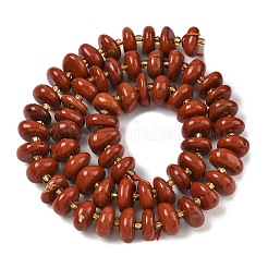 Нити натуральных бусин из красного язепера G-RM250109-A9
