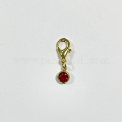 Подвеска из нержавеющей стали 303 со стразами HJEW-PH01409-02