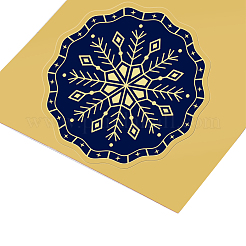 Adesivi in plastica autoadesivi in lamina d'oro goffrata&nbsp;DIY-WH0219-015