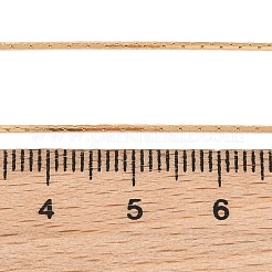 Collares de cadena de eslabones Boston de latón de 0.7 mm para mujer&nbsp;NJEW-Q351-02G