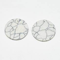 Синтетические бирюзовые подвески&nbsp;X-TURQ-S290-66B