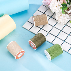 4 rouleau de cordon rond en polyester ciré 4 couleurs&nbsp;YC-TA0001-27B