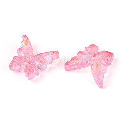 Выпечка окрашенные стеклянные бусины DGLA-T004-04C